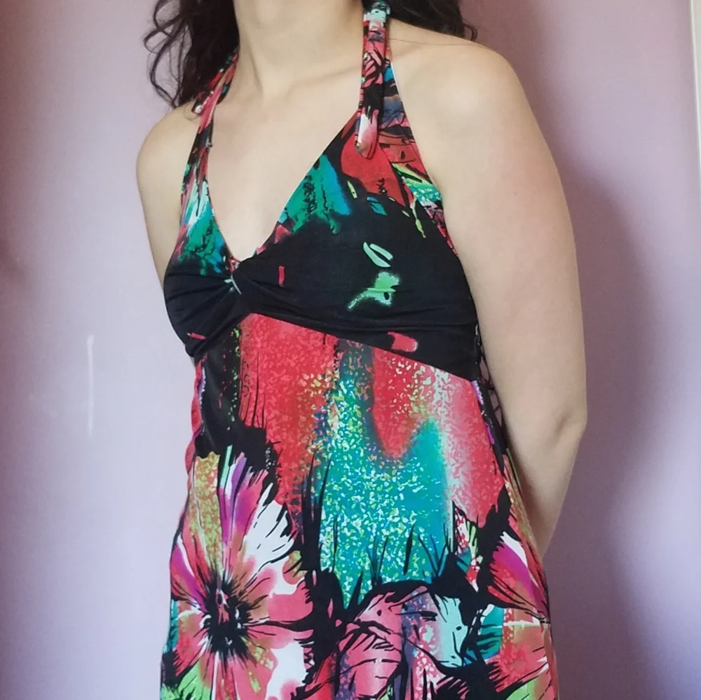 Flower Cover-up Dress